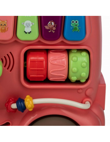 BN-86441,Antemergator 5 in 1 Magic Train, Free2Move, Cu diverse activitati de joaca, Panou Educational, Efecte sonore si luminoa