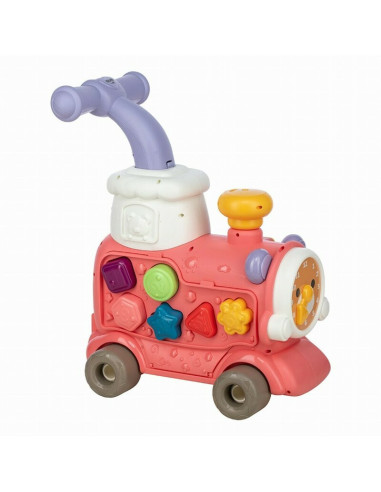 BN-86441,Antemergator 5 in 1 Magic Train, Free2Move, Cu diverse activitati de joaca, Panou Educational, Efecte sonore si luminoa