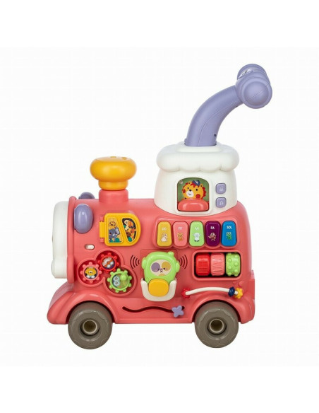 BN-86441,Antemergator 5 in 1 Magic Train, Free2Move, Cu diverse activitati de joaca, Panou Educational, Efecte sonore si luminoa