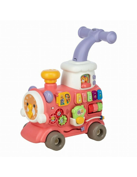 BN-86441,Antemergator 5 in 1 Magic Train, Free2Move, Cu diverse activitati de joaca, Panou Educational, Efecte sonore si luminoa