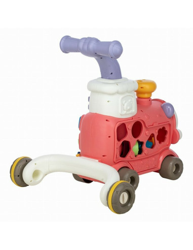 BN-86441,Antemergator 5 in 1 Magic Train, Free2Move, Cu diverse activitati de joaca, Panou Educational, Efecte sonore si luminoa