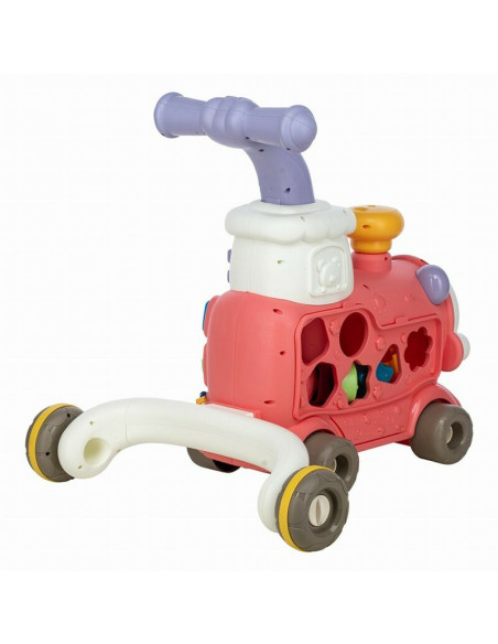 BN-86441,Antemergator 5 in 1 Magic Train, Free2Move, Cu diverse activitati de joaca, Panou Educational, Efecte sonore si luminoa