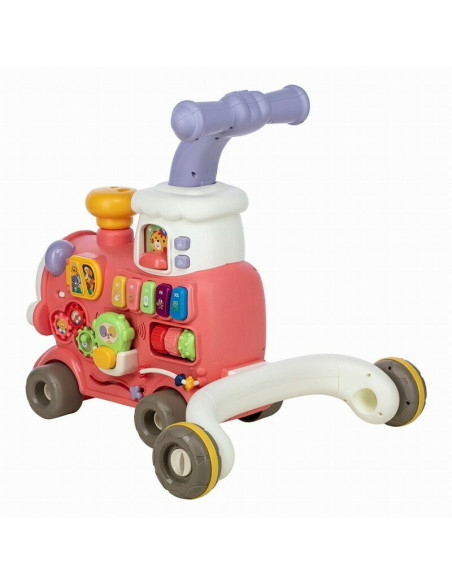 BN-86441,Antemergator 5 in 1 Magic Train, Free2Move, Cu diverse activitati de joaca, Panou Educational, Efecte sonore si luminoa