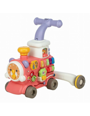 BN-86441,Antemergator 5 in 1 Magic Train, Free2Move, Cu diverse activitati de joaca, Panou Educational, Efecte sonore si luminoa