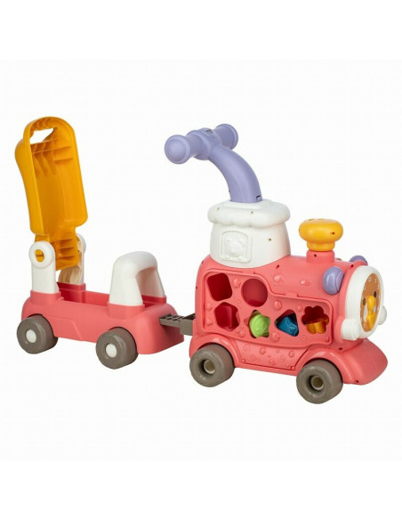 BN-86441,Antemergator 5 in 1 Magic Train, Free2Move, Cu diverse activitati de joaca, Panou Educational, Efecte sonore si luminoa