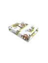 BN-6426972030564,Cearceaf cu elastic, Qmini, Pentru patut co-sleeper, Leonie, Dimensiune 83 x 50 cm, Din bumbac certificat Oeko