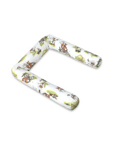 BN-6426972030571,Aparatoare pentru patut, Qmini, Tip rulou, Cu husa detasabila, Lungime 180 cm, Din bumbac certificat Oeko Tex S