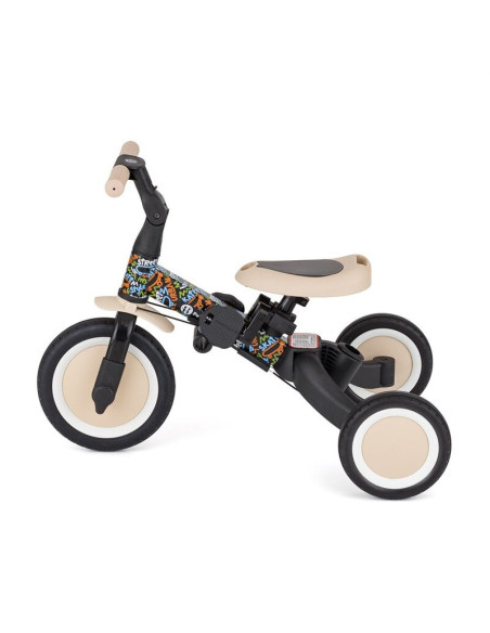 BN-613481,Tricicleta, Petite&Mars, Turbo, Editie limitata, 5 in 1, Multifunctionala, Vehicul de impins, Bicicleta cu/fara pedale
