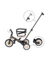 BN-613481,Tricicleta, Petite&Mars, Turbo, Editie limitata, 5 in 1, Multifunctionala, Vehicul de impins, Bicicleta cu/fara pedale