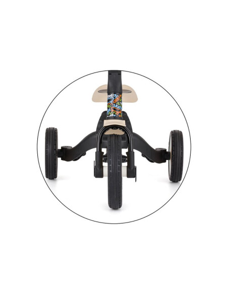 BN-613481,Tricicleta, Petite&Mars, Turbo, Editie limitata, 5 in 1, Multifunctionala, Vehicul de impins, Bicicleta cu/fara pedale