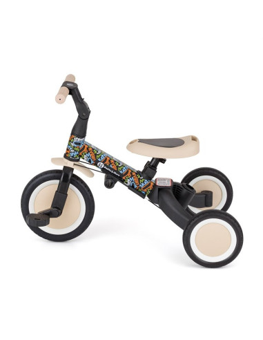 BN-613481,Tricicleta, Petite&Mars, Turbo, Editie limitata, 5 in 1, Multifunctionala, Vehicul de impins, Bicicleta cu/fara pedale