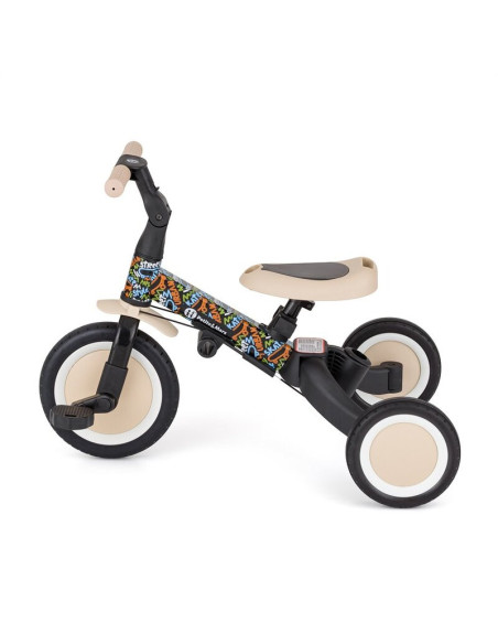 BN-613481,Tricicleta, Petite&Mars, Turbo, Editie limitata, 5 in 1, Multifunctionala, Vehicul de impins, Bicicleta cu/fara pedale