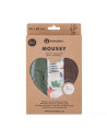 BN-415366,Set 3 scutece, Petite&Mars, Moussy, Din muselina de bambus, Hipoalergenice, 68 x 68 cm, Certificate Oeko Tex Standard 