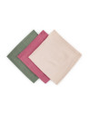 BN-415369,Set 3 scutece, Petite&Mars, Moussy, Din muselina de bambus, Hipoalergenice, 68 x 68 cm, Certificate Oeko Tex Standard