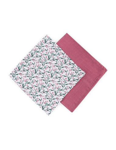 BN-417364,Set 2 scutece, Petite&Mars, Misty, Din muselina de bambus, Hipoalergenice, Dimensiuni mari, 120 x 120 cm, Certificate 