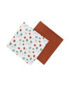 BN-417367,Set 2 scutece, Petite&Mars, Misty, Din muselina de bambus, Hipoalergenice, Dimensiuni mari, 120 x 120 cm, Certificate 