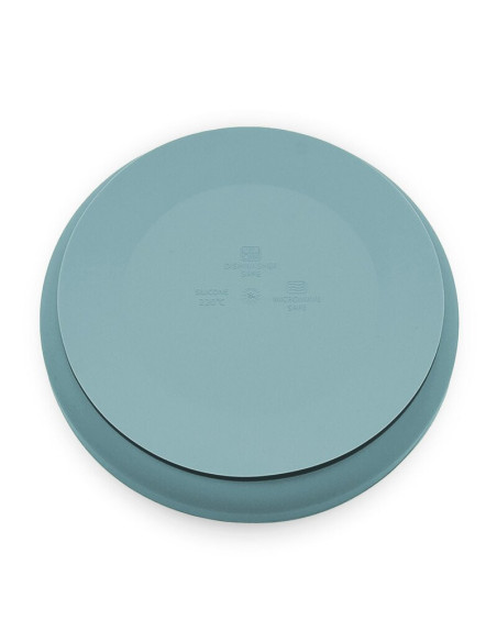 BN-708767,Farfurie, Petite&Mars, Take&Match, Din silicon, Cu ventuza, Fara BPA, Adecvata pentru masina de spalat vase si microun
