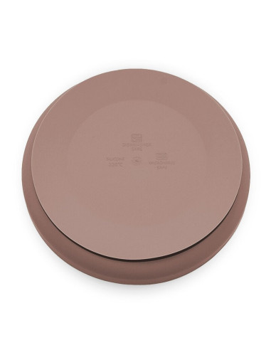 BN-708769,Farfurie, Petite&Mars, Take&Match, Din silicon, Cu ventuza, Fara BPA, Adecvata pentru masina de spalat vase si microun