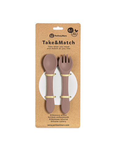 BN-709769,Set tacamuri, Petite&Mars, Take&Match, Din silicon, Forma ergonomica, Delicate cu gingiile, Adecvate pentru masina de 
