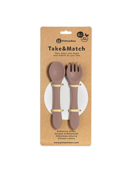 BN-709769,Set tacamuri, Petite&Mars, Take&Match, Din silicon, Forma ergonomica, Delicate cu gingiile, Adecvate pentru masina de 