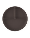BN-715768,Farfurie compartimentata, Petite&Mars, Take&Match, Din silicon, Rotunda, Cu ventuza si 3 compartimente, Adecvata pentr
