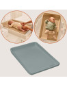 BN-LO-MEGS_GREY_DOVE,Saltea de infasat, Lionelo, Megs, Moale, Utilizabil si fara husa, Impermeabila, Design ergonomic, 70x49 cm,