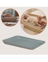 BN-LO-MEGS_GREY_DOVE,Saltea de infasat, Lionelo, Megs, Moale, Utilizabil si fara husa, Impermeabila, Design ergonomic, 70x49 cm,