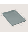 BN-LO-MEGS_GREY_DOVE,Saltea de infasat, Lionelo, Megs, Moale, Utilizabil si fara husa, Impermeabila, Design ergonomic, 70x49 cm,