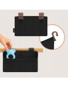 BN-LO-SIDEPOCKET_SMALL_BLACK,Organizator multifunctional, Lionelo, Sidepocket S, 26x12x15 cm, 2 compartimente, Universal, Constr