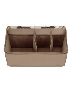 BN-LO-SIDEPOCKET_MEDIUM_BEIGE,Organizator multifunctional, Lionelo, Sidepocket M, 43x15x23 cm, 3 compartimente, Universal, Const