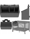 BN-LO-SIDEPOCKET_MEDIUM_GREY,Organizator multifunctional, Lionelo, Sidepocket M, 43x15x23 cm, 3 compartimente, Universal, Constr