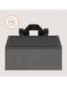 BN-LO-SIDEPOCKET_MEDIUM_GREY,Organizator multifunctional, Lionelo, Sidepocket M, 43x15x23 cm, 3 compartimente, Universal, Constr
