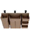 BN-LO-SIDEPOCKET_LARGE_BEIGE,Organizator multifunctional, Lionelo, Sidepocket L, 58x11x58 cm, 3 parti independente cu multiple b