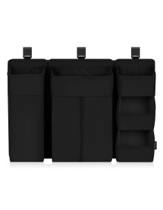 BN-LO-SIDEPOCKET_LARGE_BLACK,Organizator multifunctional, Lionelo, Sidepocket L, 58x11x58 cm, 3 parti independente cu multiple b