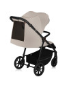 BN-LO-IVA_BEIGE_SAND,Carucior sport, Lionelo, Iva, Sustine 22 kg, 6 luni+, Capotina mare, Impermeabila, Protectie SPF 50+, 3 poz