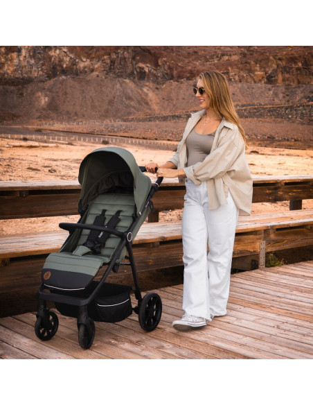 BN-LO-IVA_BEIGE_SAND,Carucior sport, Lionelo, Iva, Sustine 22 kg, 6 luni+, Capotina mare, Impermeabila, Protectie SPF 50+, 3 poz