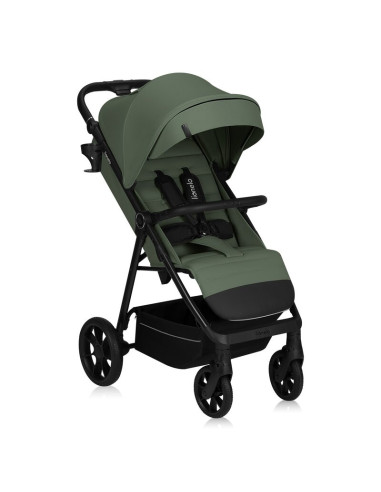BN-LO-IVA_GREEN_FOREST,Carucior sport, Lionelo, Iva, Sustine 22 kg, 6 luni+, Capotina mare, Impermeabila, Protectie SPF 50+, 3 p