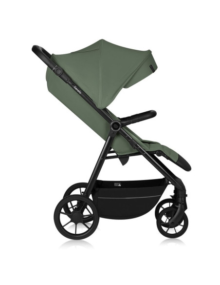 BN-LO-IVA_GREEN_FOREST,Carucior sport, Lionelo, Iva, Sustine 22 kg, 6 luni+, Capotina mare, Impermeabila, Protectie SPF 50+, 3 p