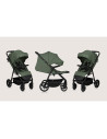 BN-LO-IVA_GREEN_FOREST,Carucior sport, Lionelo, Iva, Sustine 22 kg, 6 luni+, Capotina mare, Impermeabila, Protectie SPF 50+, 3 p