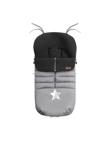 BN-8420421061312,Sac de iarna, Jane, Nest, Pentru carucior, Universal, 95 x 46 cm, Material interior din fleece, Shadow