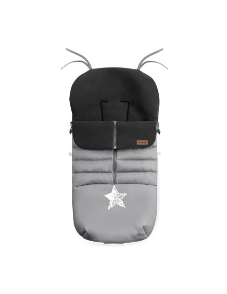 BN-8420421061312,Sac de iarna, Jane, Nest, Pentru carucior, Universal, 95 x 46 cm, Material interior din fleece, Shadow
