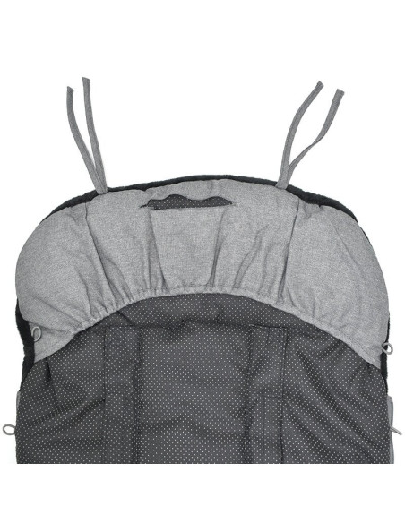 BN-8420421061312,Sac de iarna, Jane, Nest, Pentru carucior, Universal, 95 x 46 cm, Material interior din fleece, Shadow