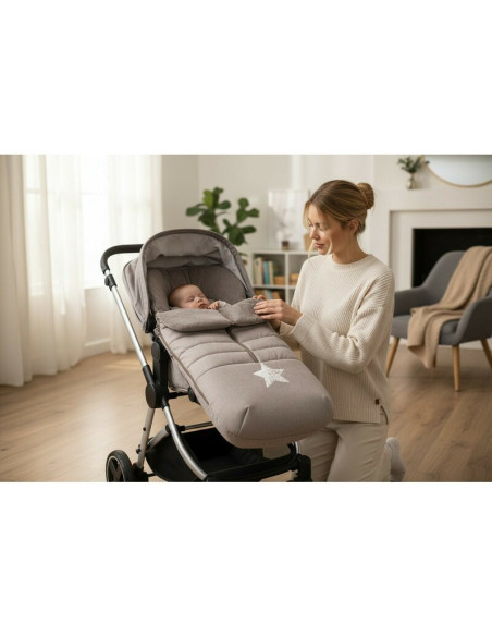 BN-8420421068557,Sac de iarna, Jane, Nest, Pentru carucior, Universal, 95 x 46 cm, Material interior din fleece, Horizons