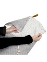 BN-8420421079294,Sac de iarna cu gluga, Jane, Mims Plus, Pentru carucior si scoica auto, 88 x 43 cm, Inchidere cu nasturi si fer
