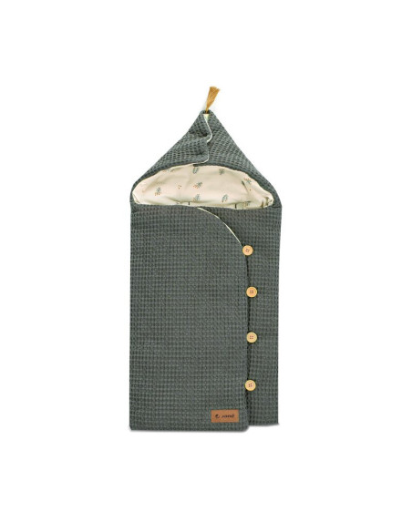 BN-8420421088456,Sac de iarna cu gluga, Jane, Mims Plus, Pentru carucior si scoica auto, 88 x 43 cm, Inchidere cu nasturi si fer