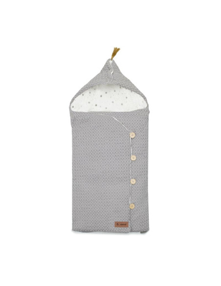 BN-8420421088456,Sac de iarna cu gluga, Jane, Mims Plus, Pentru carucior si scoica auto, 88 x 43 cm, Inchidere cu nasturi si fer