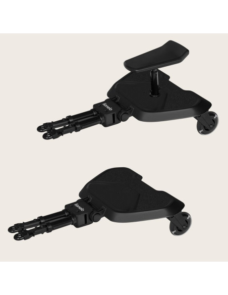 BN-LO-BUGGY_BOARD_BLACK_ONYX,Adaptor universal carucior pentru al doilea copil, Lionelo, Buggy Board, 2 in 1, 3 pozitii reglare 