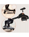 BN-LO-BUGGY_BOARD_BLACK_ONYX,Adaptor universal carucior pentru al doilea copil, Lionelo, Buggy Board, 2 in 1, 3 pozitii reglare 
