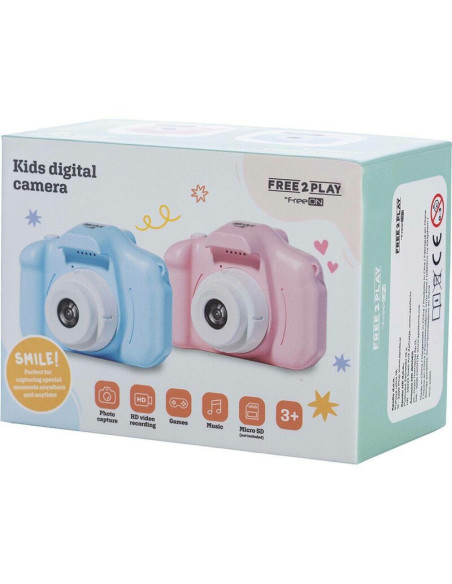 BN-86922,Aparat foto digital pentru copii, Free2Play, Blue