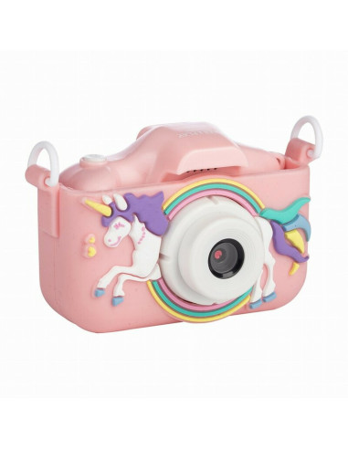 BN-86908,Aparat foto digital pentru copii, Free2Play, Cu functie selfie, Cadre distractive, Cu 6 filtre, Unicorn